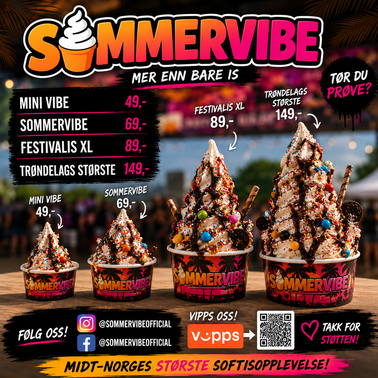 Sommervibe prisliste