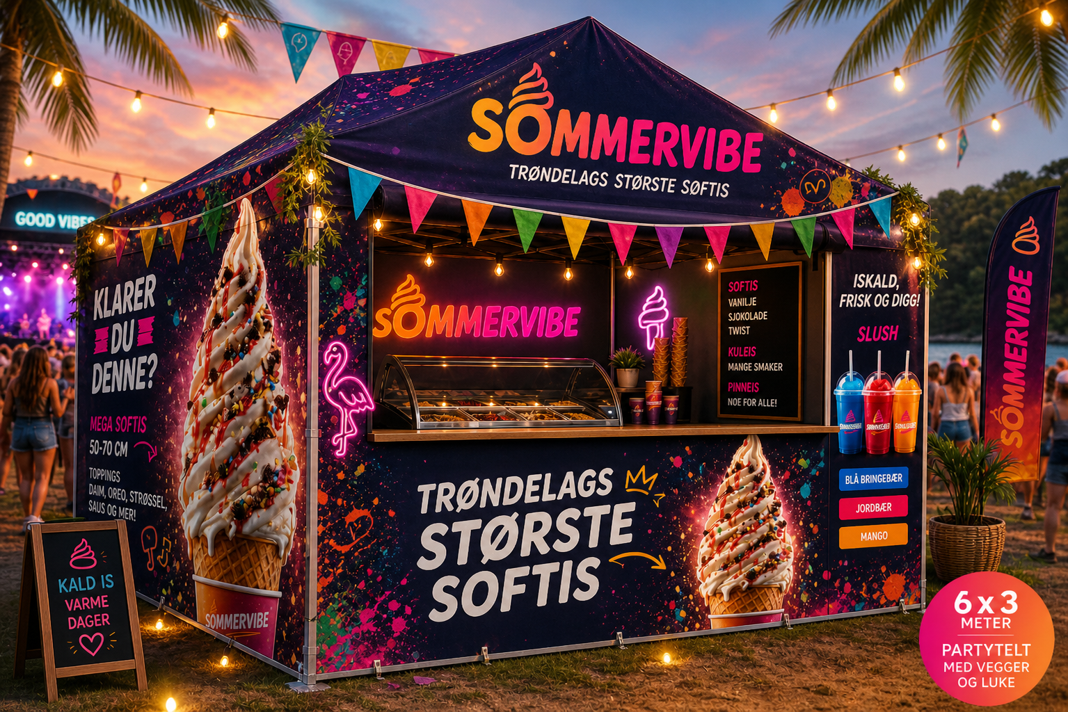 Sommervibe festivaltelt